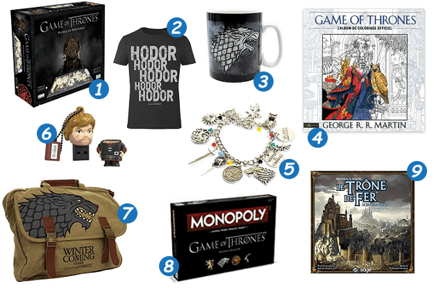 idées cadeaux game of thrones