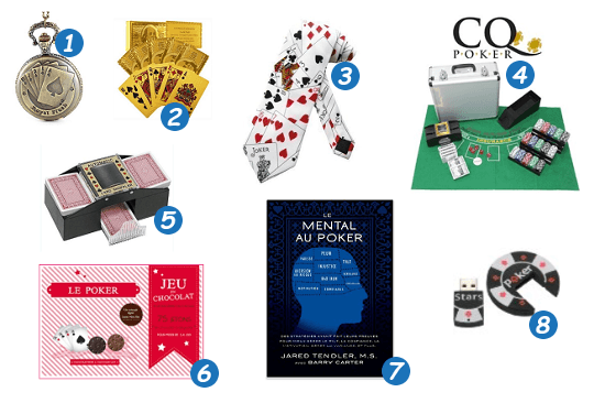 cadeaux sur le poker